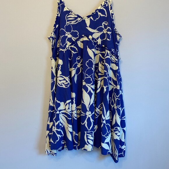 Blue & White Floral Tie-Strap Sundress – Size S/M - Picture 3 of 3